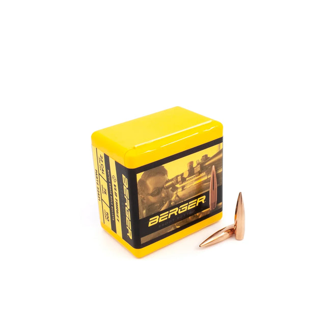 Berger VLD Target 22 Cal (.224) 75gr Projectiles (100/box)