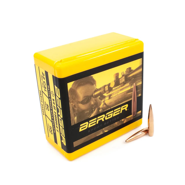 Berger VLD Target 22 Cal (.224) 90gr Projectiles (100/box)