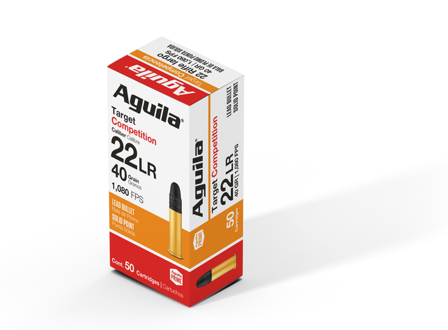 Aguila 22LR Target 40gr Ammunition (50/box)