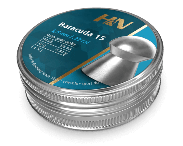 H&N BARACUDA .22 15GR AIR PELLET