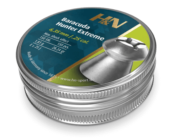 H&N BARACUDA HUNTER EXTREME .25 28.24GR AIR PELLET