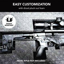 Evolution Gear HD Series Rifle Hard Gun Case XL - Black