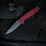 Ocaso Strategy Knife - Red Aluminium + Black