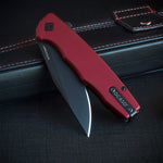 Ocaso Strategy Knife - Red Aluminium + Black