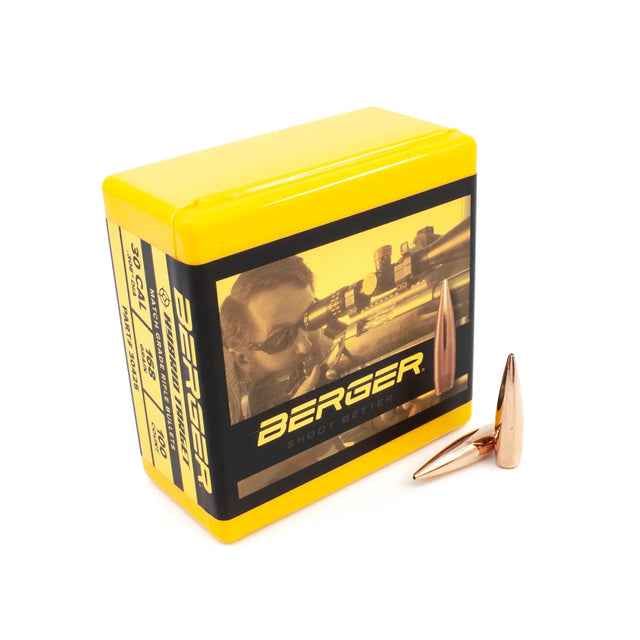 Berger Hybrid Target 30 Cal (.308) 168gr Projectiles (100/box)