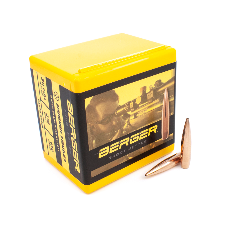 Berger 30 cal 215 gr Hybrid Target (100/box)