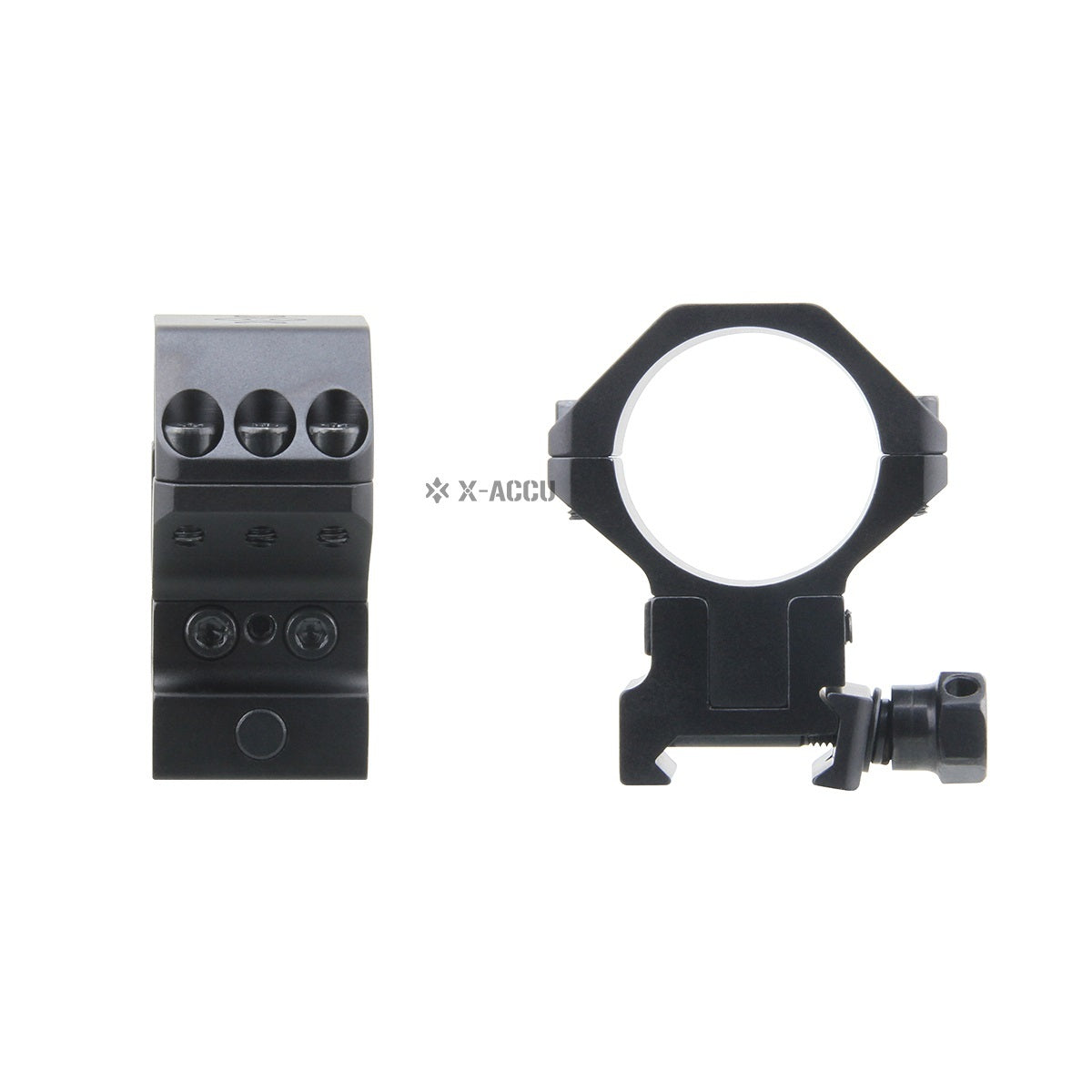 Vector Optics X-Accu Adjustable Elevation 30 mm Picatinny Rings