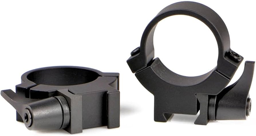 WARNE Maxima 7.3/22 Rings for 1in. QD .22, High - Matt Black 722LM ...