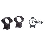 Talley 30MM Alloy Lightweight Rings - Black Med., A-Bolt, Sako A7, Steyr SBS, Pro Hunter