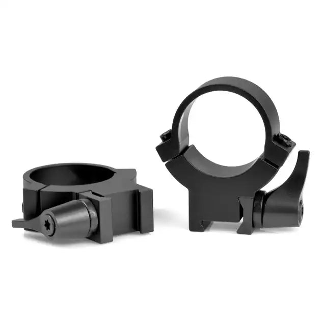 WARNE 1" 7.3/22 QD High Matte Rings - Quick Detach Scope Mounts