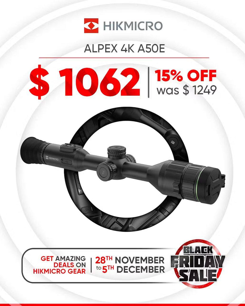 HIKMICRO ALPEX 4K A50E DAY / NIGHT VISION SCOPE