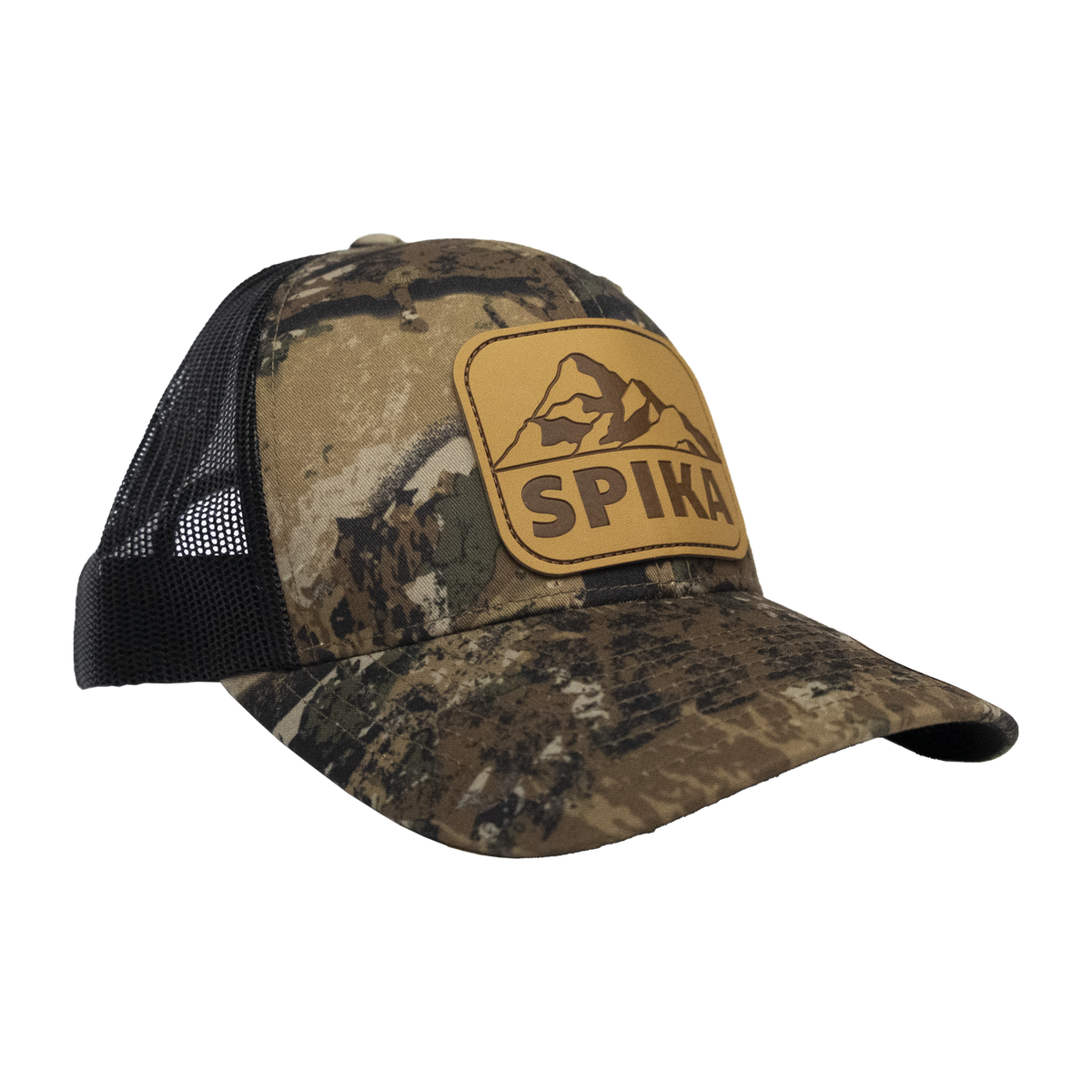Spiker Patch Trucker Cap - Mountain - Camo/Black