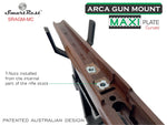 Arca Gun Mounts - MAXI Plate Flat Base - Ultimate Arca and Picatinny locking systems