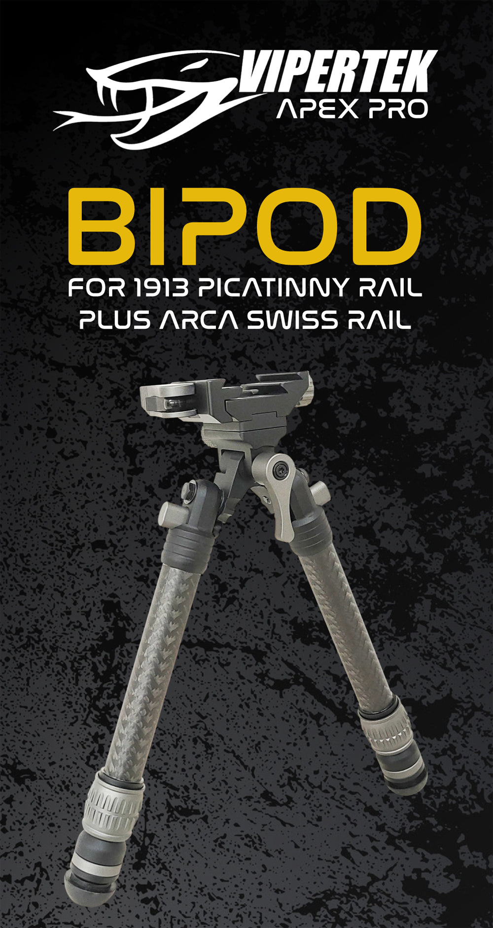 Vipertek Apex Pro Carbon Fiber Bipod