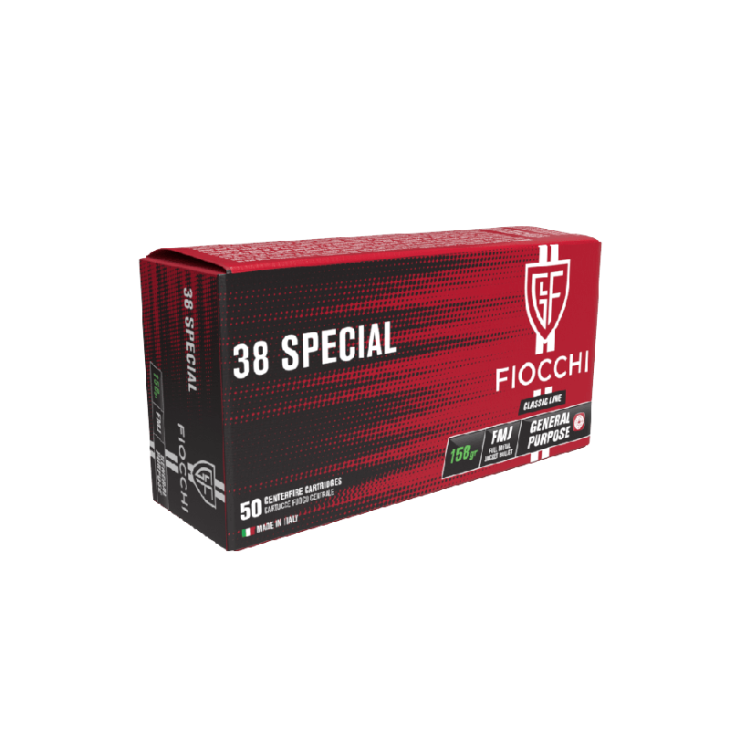 FIOCCHI 38 SPECIAL LRN 158 GZN 50PKT