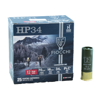 FIOCCHI 12G 34GM #2 1375 FPS 25 PKT