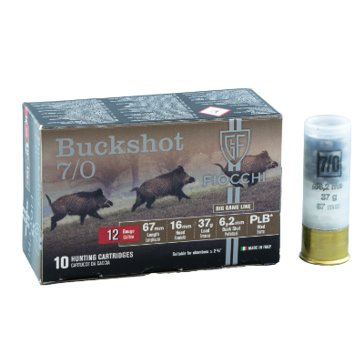 FIOCCHI 12G BUCKSHOT SSSG 37GM 26 PELLET 6.2MM (10 PKT)