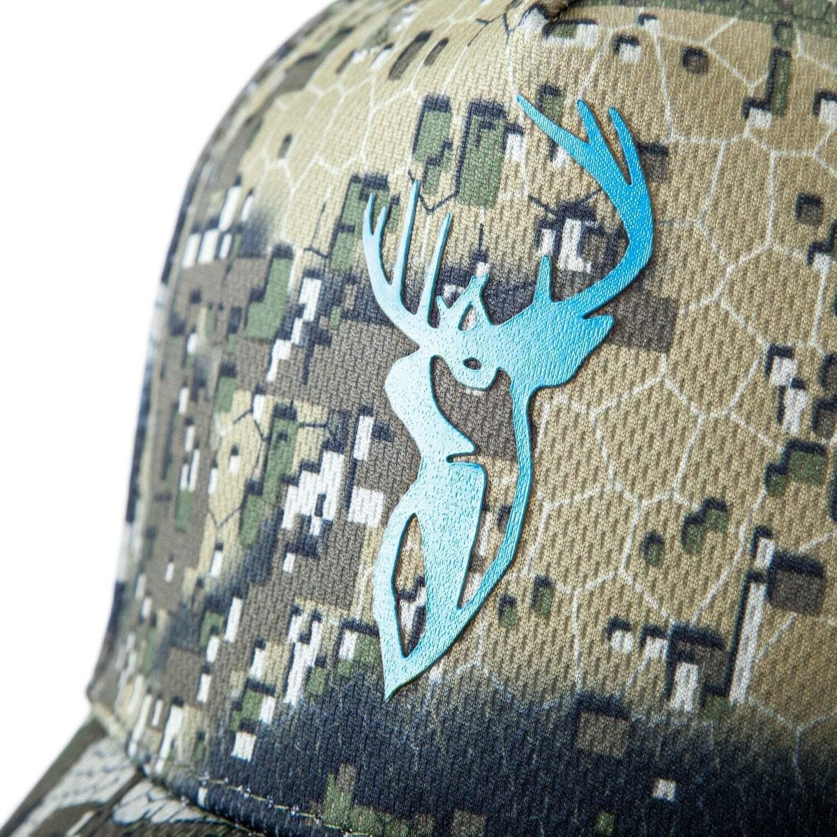 HUNTERS ELEMENT HEAT BEATER CAP BLUE STAG DESOLVE VEIL