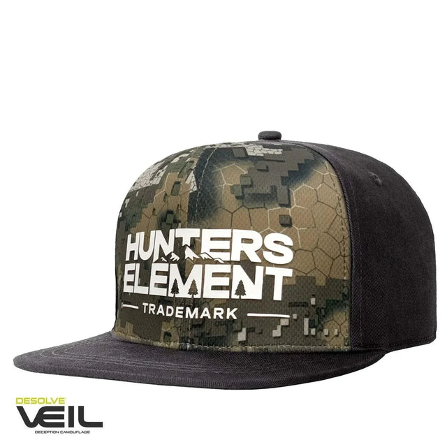 Hunters Element Stamp Snapback Black/Desolve Veil