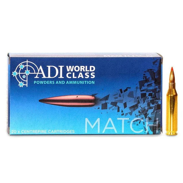 Adi World Class 243 Win 87gr Hornady V-max (20 Rounds)