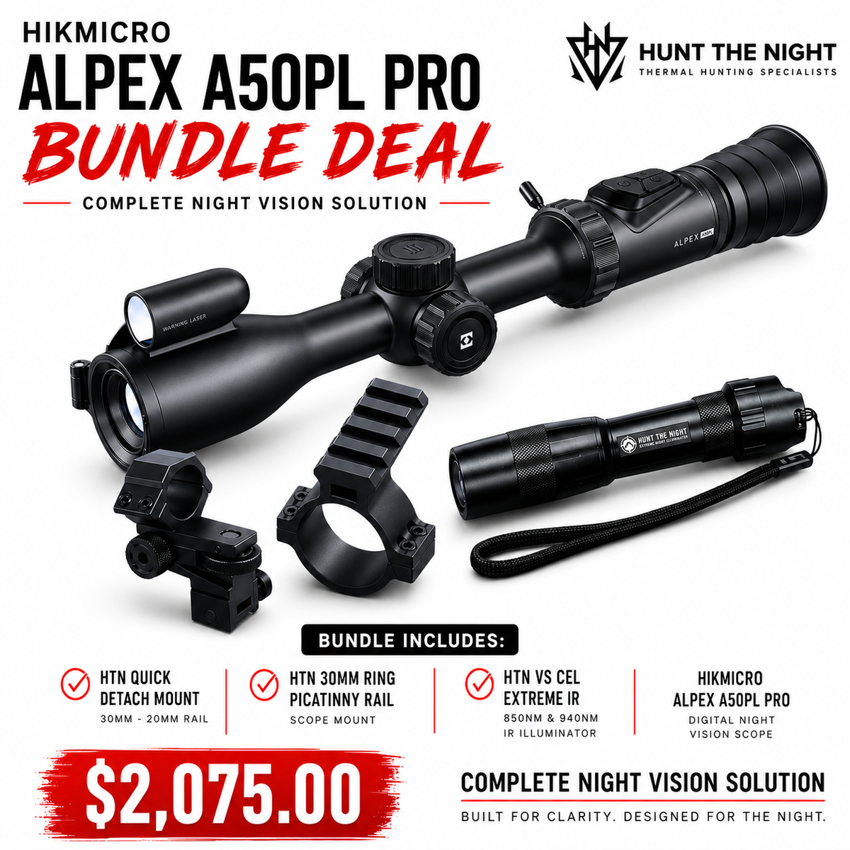 HIKMICRO Alpex A50PL Pro Bundle