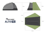 Alto Semi-Free Standing Ultralight Tent