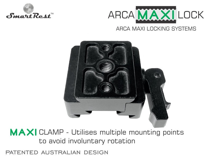 SmartRest Arca MAXI Lock - Clamp Only - Arca and Picatinny clamp