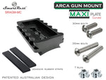 SmartRest Arca Gun Mounts - MAXI Plate Curved - Ultimate Arca and Picatinny locking systems