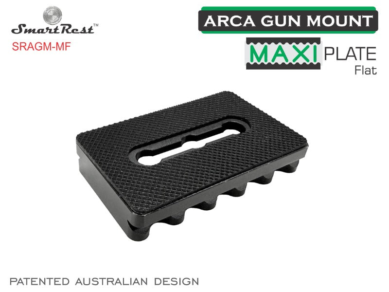 Arca Gun Mounts - MAXI Plate Flat Base - Ultimate Arca and Picatinny locking systems
