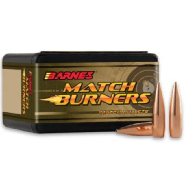Barnes Match Burner BT 500/box 6mm (.243) 112gr Projectiles (500/box)