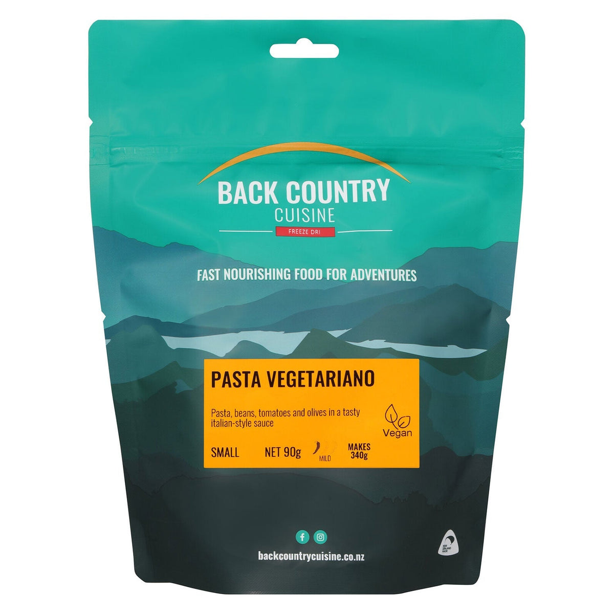 Back Country FoodsPasta Vegetariano