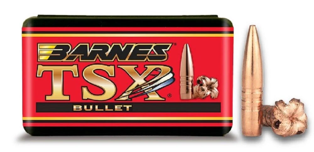 Barnes 338 Cal 225gr TSX BT Projectiles - 50Pk
