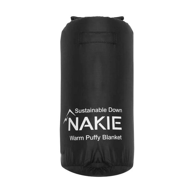 Nakie Midnight Black Sustainable Down - Puffy Blanket