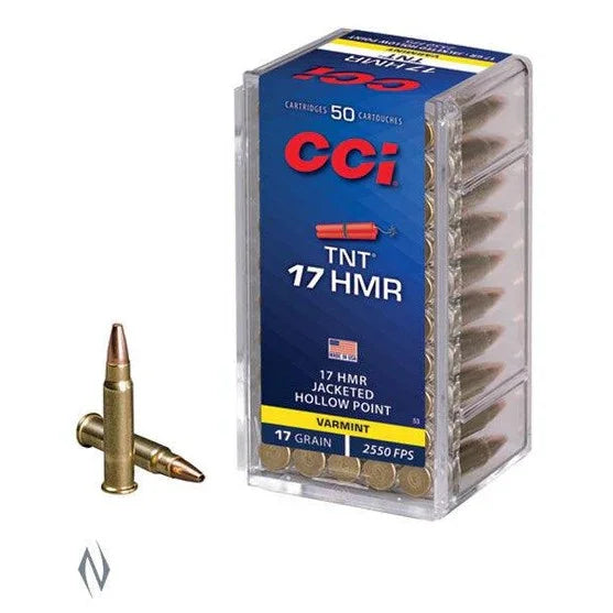 Cci 17 Hmr 17gr Hp Tnt 2550fps