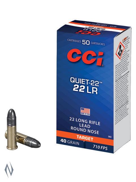 CCI 22LR QUIET 40GR LRN 710FPS 50 PACK