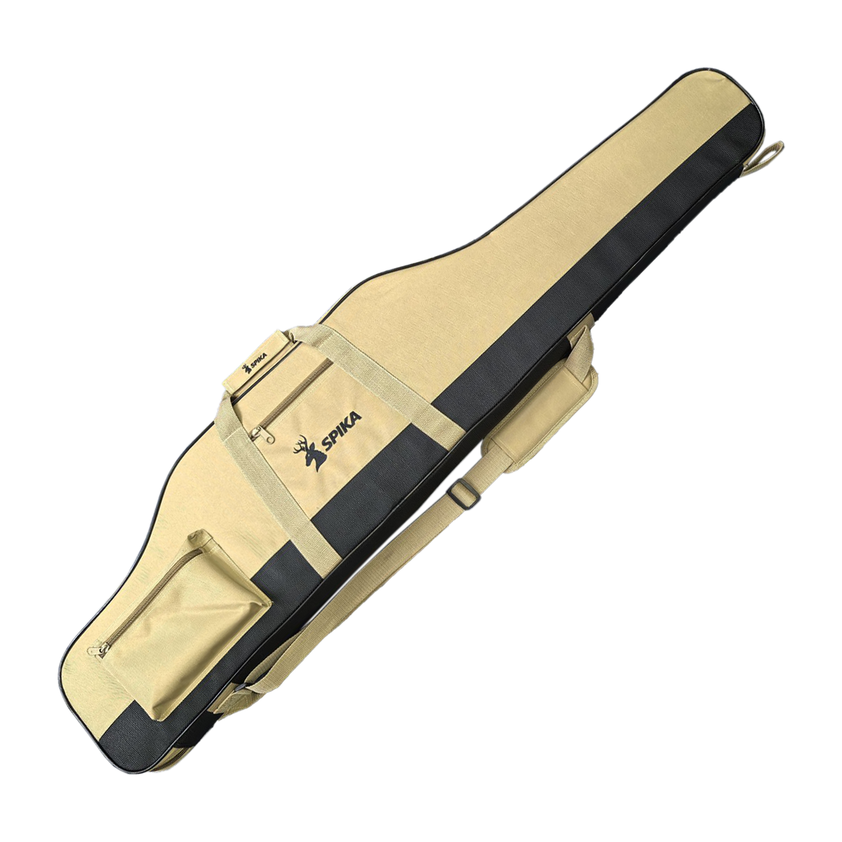 Spika Premium Gun Bag - Rifle - Tan/Black 52" | Padded Protection