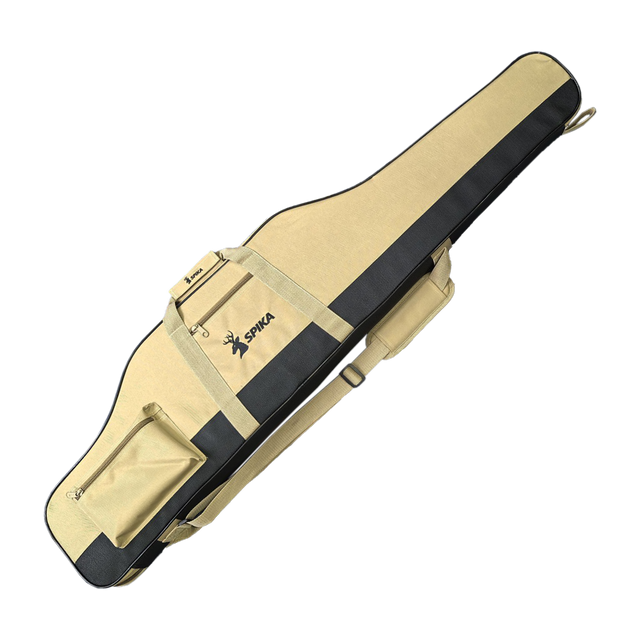 Spika Premium Gun Bag - Rifle - Tan/Black 52" | Padded Protection