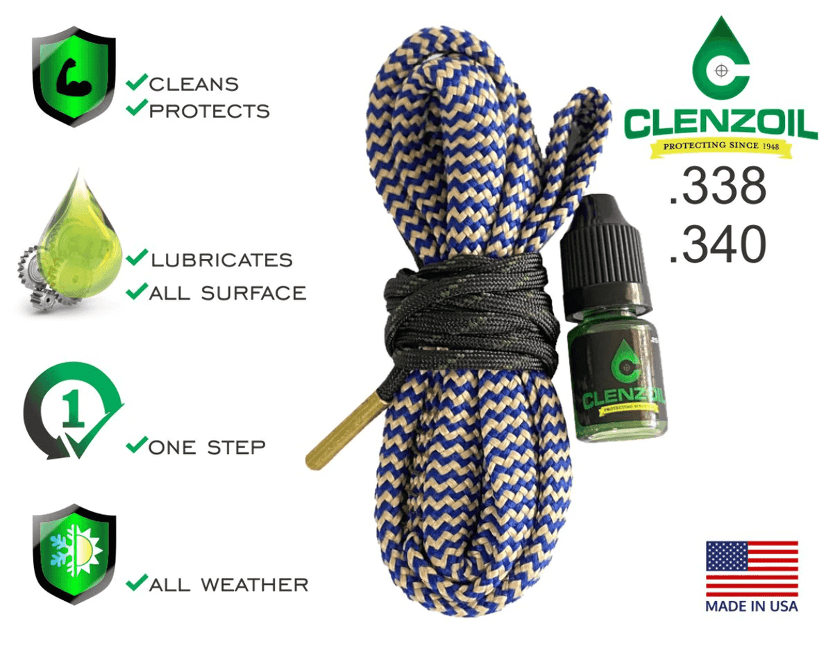 CLENZOIL COBRA BORE CLEANING SYSTEM .338 - .340