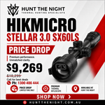 HIKMICRO STELLAR 3.0 SX60LS 50Hz Thermal Rifle Scope with LRF