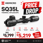 HIKMICRO Stellar SQ35L 3.0 LRF Thermal Rifle Scope - 640x512 Rangefinder