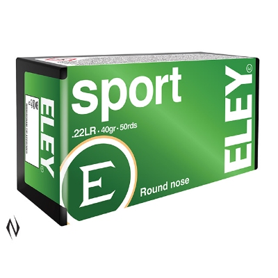 Eley Sport Ammunition 22LR 40 Grain Lead Round Nose (50pk)