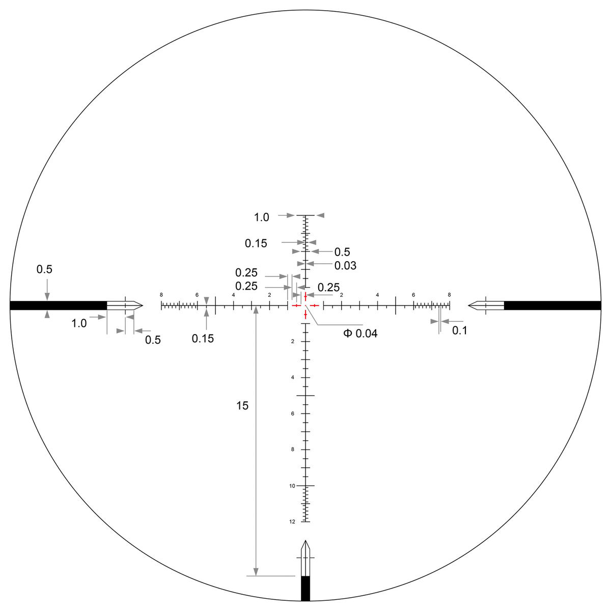 Arken EPL4 6-24x50 FFP VHR Illuminated MOA