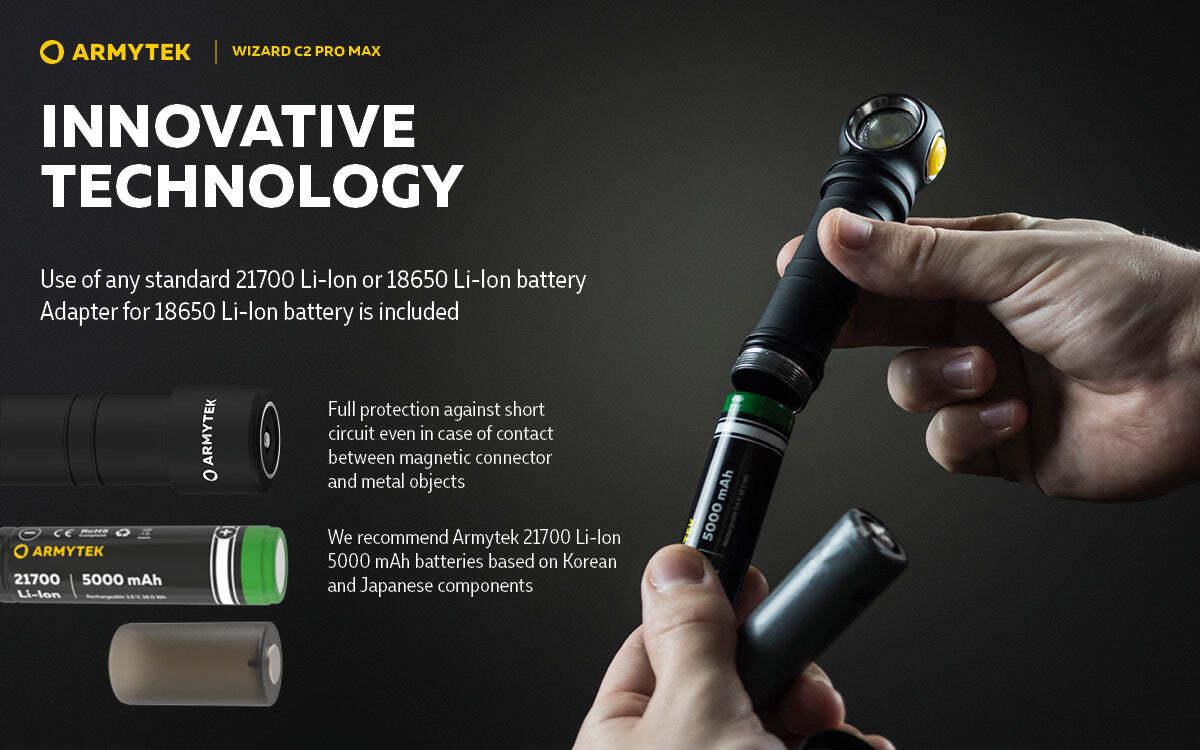 ARMYTEK WIZARD C2 PRO MAX MAGNET USB