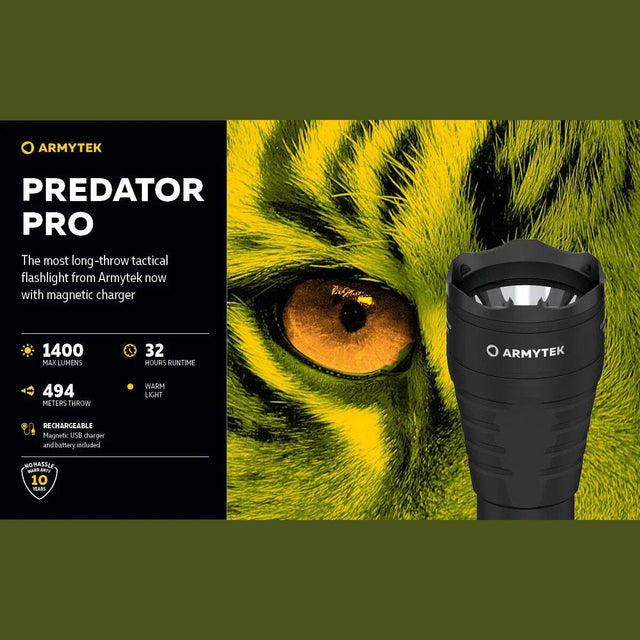 Armytek Predator Pro Magnet Usb (warm Light)