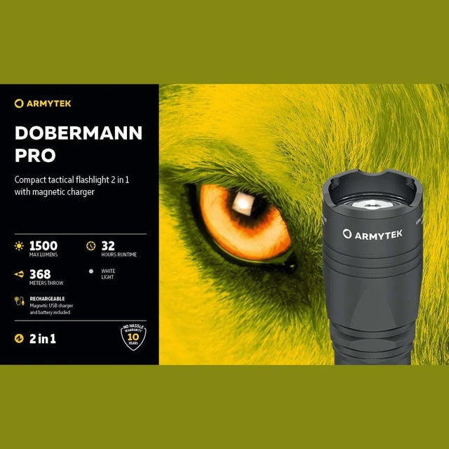 Armytek Dobermann Pro Magnet Usb - Xhp35 Hi White