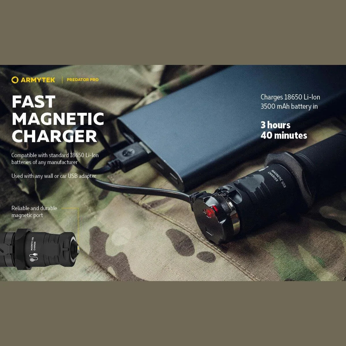 ArmyTek Prime C2 Pro Magnet Usb ArmyTek Prime C2 Pro Magnet Usb