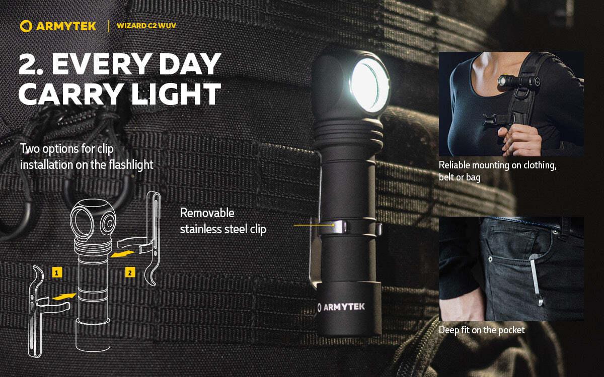 ARMYTEK WIZARD C2 WUV MAGNET USB