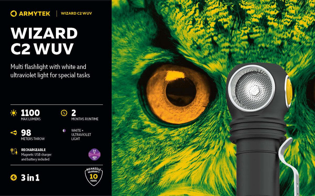 ARMYTEK WIZARD C2 WUV MAGNET USB