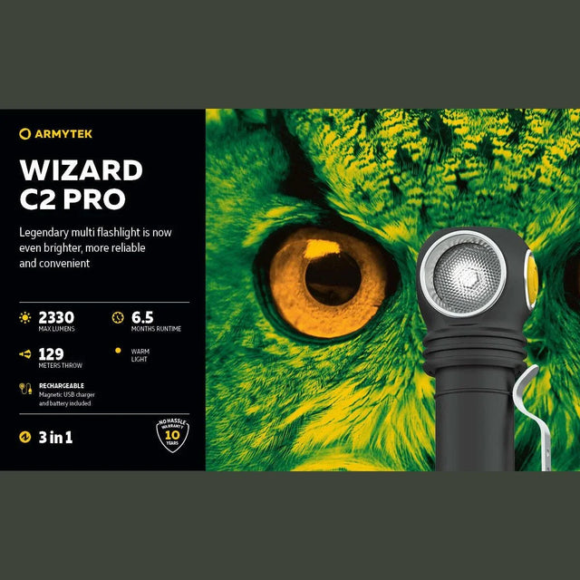 Armytek Wizard C2 Pro Magnet Usb (warm Light)