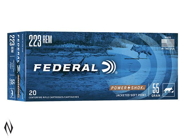 FEDERAL 223 REM 55GR SP POWER-SHOK